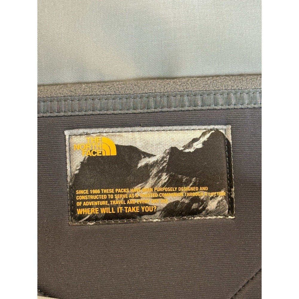The North Face Recon Backpack Gray Black Geometric FlexVent Laptop Hiking Bag - Picture 6 of 10